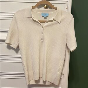 CeCe Cream Button Down Women's Shirt